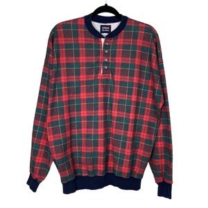 Vintage Plaid Sweatshirt